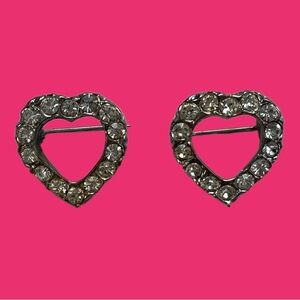 Vintage Heart Pins Dainty Tiny Valentine's Day Brooches